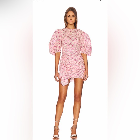 RHODE Dresses & Skirts - RHODE Pink and White Floral Mini Dress